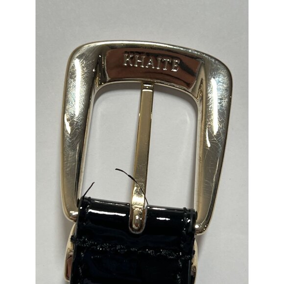 Khaite Benny Studded Leather Belt in Black main image 6